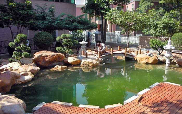 仿真假山水池如何調節(jié)