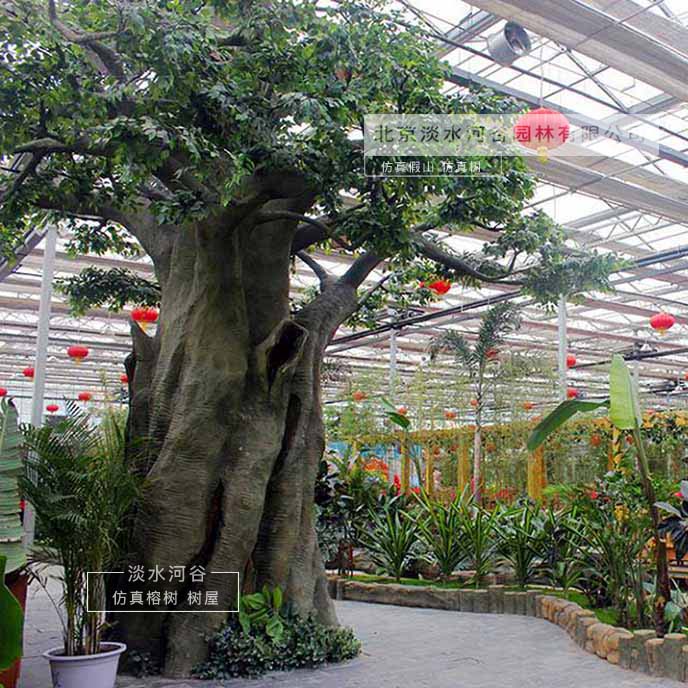 仿真榕樹與仿真椰子樹在室內(nèi)軟裝中受到萬眾矚目
