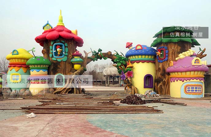 北京淡水河谷生態(tài)園大門為行業(yè)內(nèi)打造鑲金綴玉之作