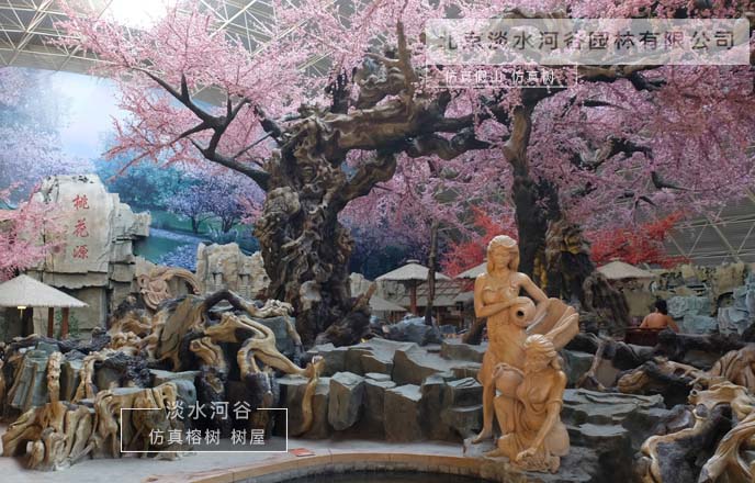 北京淡水河谷仿真樹展現(xiàn)出高超的工藝水平和欣賞價值