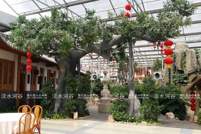 仿真樹讓你眼前一亮融入了創(chuàng)新元素變得有藝術感