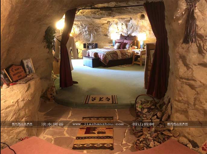 想住特色人造洞穴酒店不用出國(guó)了北京淡水河谷設(shè)計(jì)制作