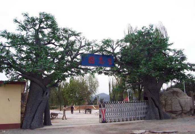 漂亮的仿真樹(shù)大門才能為客戶帶來(lái)好的運(yùn)勢(shì)回報(bào)