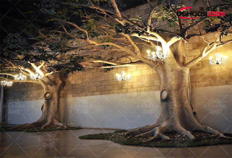 中國(guó)溫泉博物館仿真樹(shù)制作工藝細(xì)談-北京圣園工程