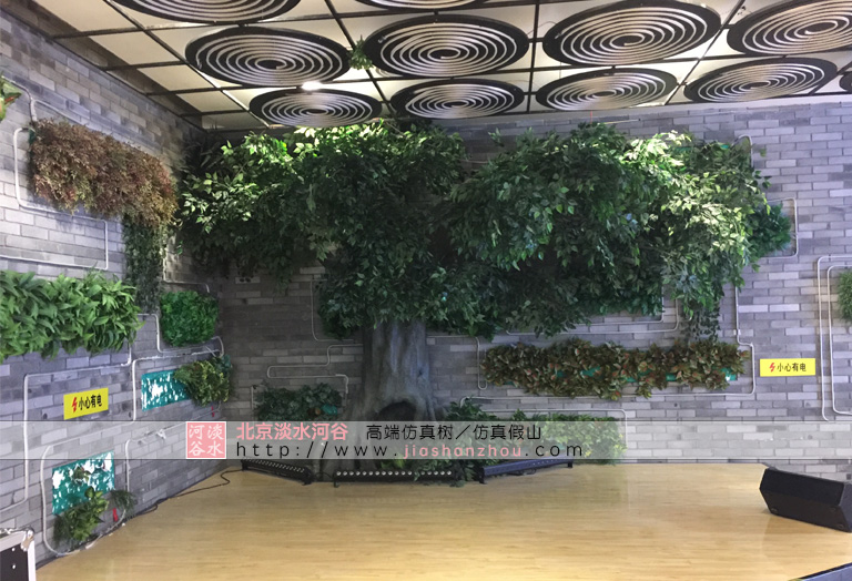 仿真樹設(shè)計(jì)效果圖拿山東凱瑞餐飲集團(tuán)的工程舉例