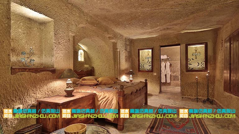 成都資陽人造巖洞旅館設(shè)計(jì)理念將使入住的每位旅客都開心