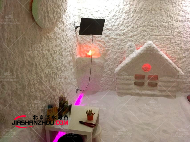 玩鹽可以提升免疫力仿洞穴兒童鹽療房專為孩子的貼心設(shè)計