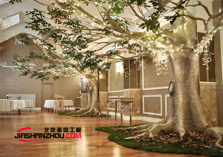使用仿真樹室內(nèi)景觀定義空間的幾種方法