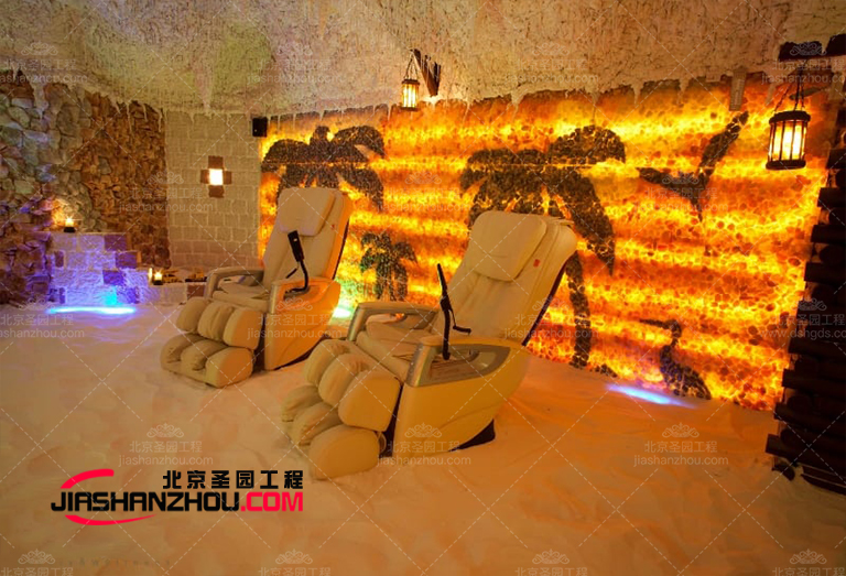 北京圣園通過(guò)喜歡的靈感流行色來(lái)為喜馬拉雅鹽療房增添青春魅力