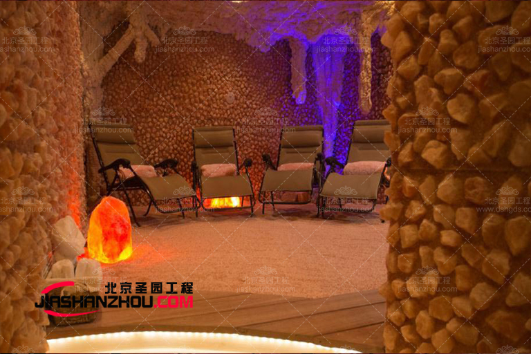 法式優(yōu)雅風(fēng)格仿真鹽洞酒店臥室有著掩蓋不了的時尚氣息