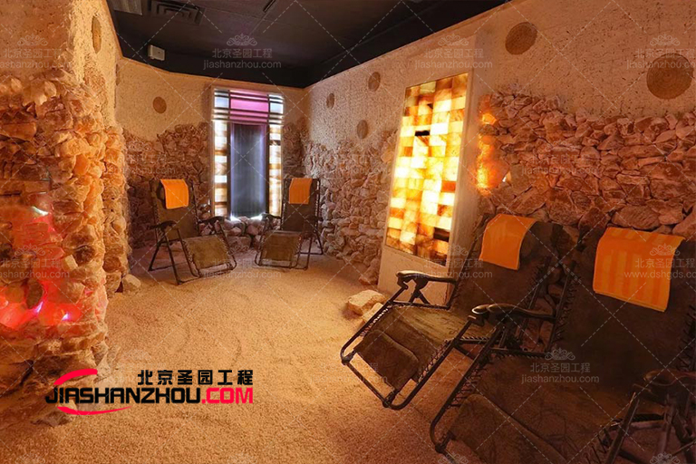 汗蒸房洞穴式鹽療房巧妙運用了微妙的設(shè)計元素 前衛(wèi)而優(yōu)雅