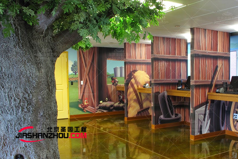 室內(nèi)外綠色魅力的完美補充就用人造仿真樹景觀樹