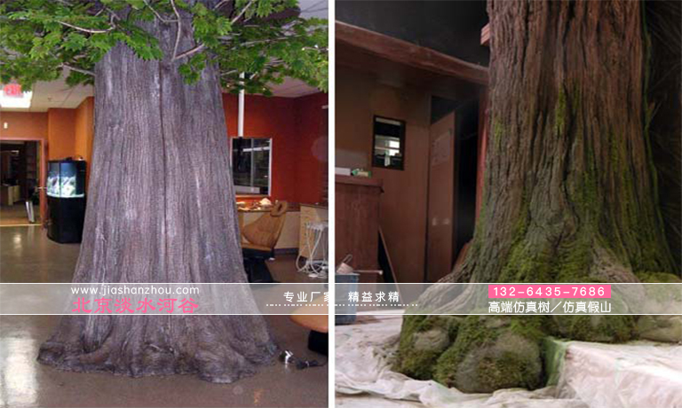 仿真樹使用的材料簡易、造價低廉
