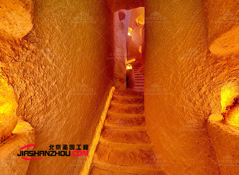 四川仿真鹽洞酒店為養(yǎng)生者的休息空間帶來歡快明亮的特色