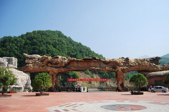 仿真樹(shù)大門