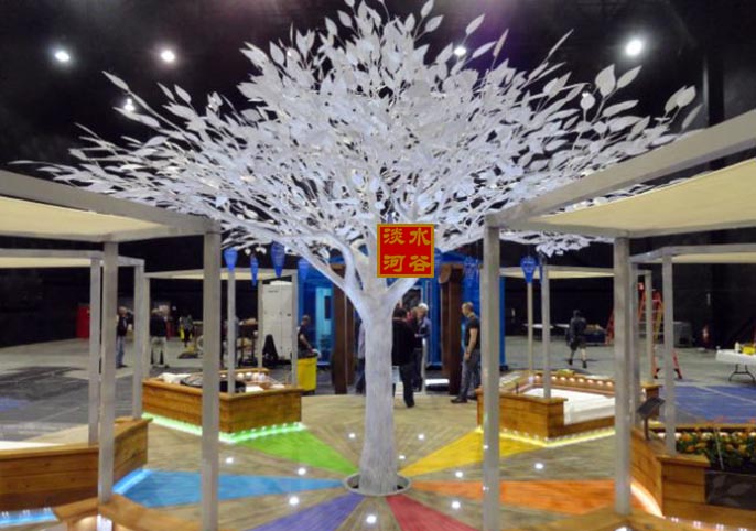 白色仿真樹(shù)