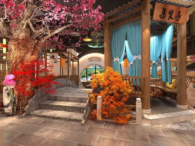 仿真樹(shù)裝飾效果圖
