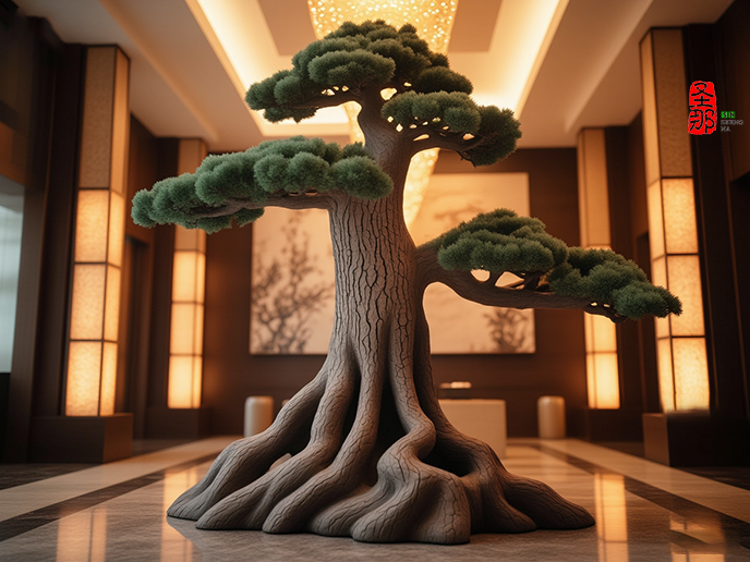 仿真松樹