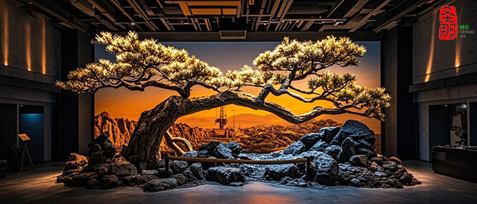 仿真松樹