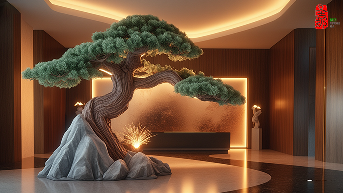 仿真松樹