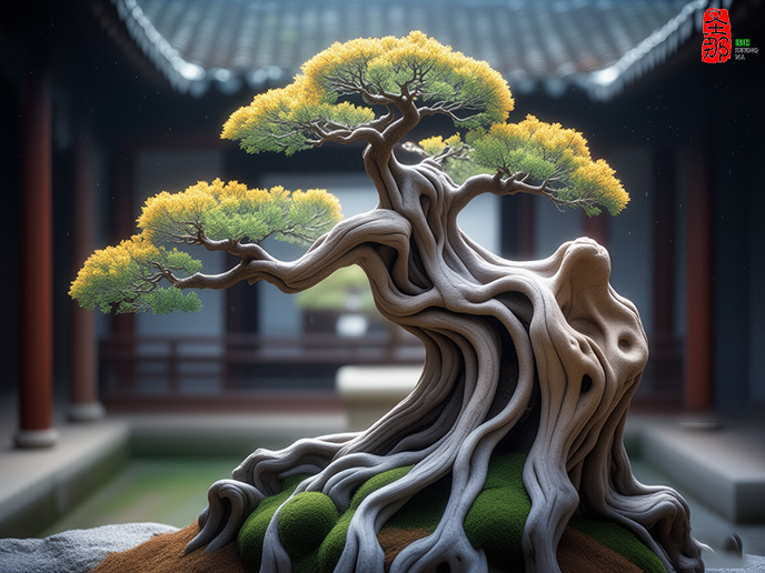 仿真古樹