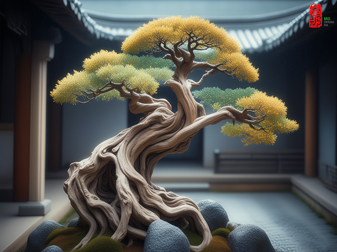 仿真古樹