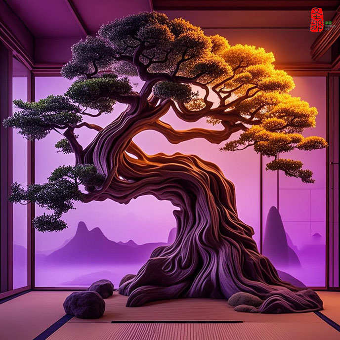 仿真古樹