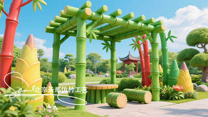 仿竹欄桿