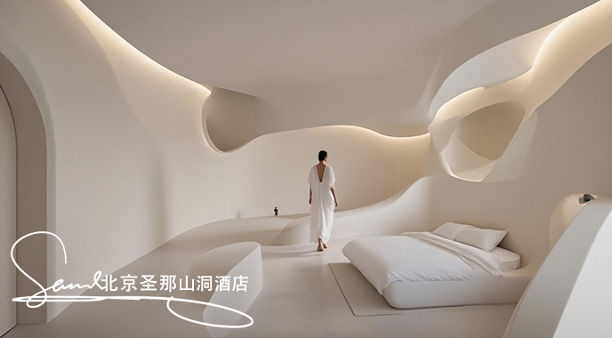 jimeng-2025-06-19-2153-這是一間設(shè)計感十足的臥室，呈現(xiàn)出獨特的藝術(shù)氛圍： 空間造型 臥室墻面和天花板采用....jpeg