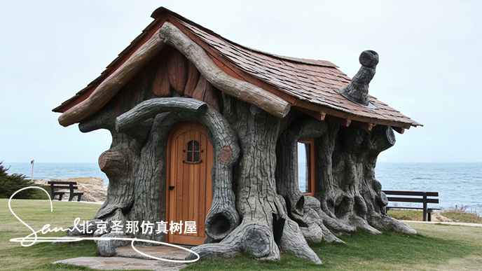 16x9_水泥塑石仿木屋_外觀高度模仿樹(shù)樁_有著逼真的年輪紋理和樹(shù)皮形態(tài)_ (59).png