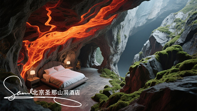 jimeng-2025-06-19-1414-這是一間極具特色的臥室，融合了自然與奇幻元素。采用了一種類似洞穴風(fēng)格與自然景觀結(jié)....jpeg