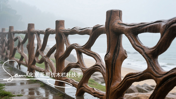 jimeng-2025-06-25-1786-正在施工制作的安全圍欄設(shè)計，線條流暢自然，給人柔和靈動之感。為空間增添活潑與藝術(shù)....jpeg