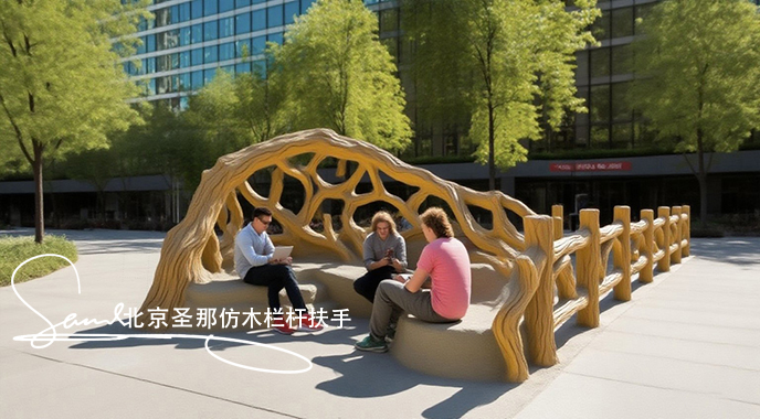 jimeng-2025-06-25-8582-正在施工制作的旅游區(qū)樓梯室外安全圍欄設(shè)計(jì)制作過程，美工正在施工制作，先用鋼筋焊接....jpeg