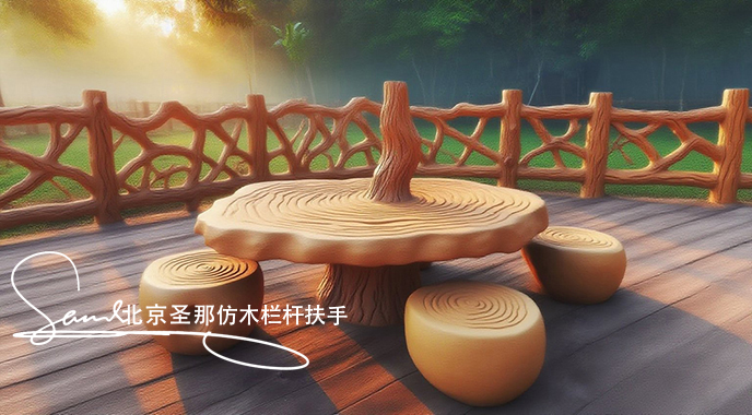 jimeng-2025-06-25-8483-正在施工制作的旅游區(qū)樓梯室外安全圍欄設計制作過程，美工正在施工制作，先用鋼筋焊接....jpeg