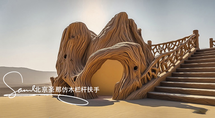 jimeng-2025-06-25-1395-正在施工制作的旅游區(qū)樓梯室外安全圍欄設(shè)計(jì)制作過(guò)程，美工正在施工制作，先用鋼筋焊接....jpeg