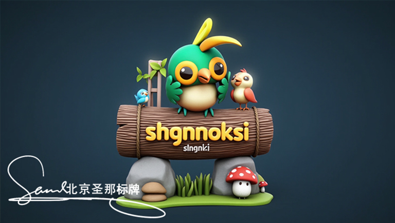 水泥仿木標(biāo)識(shí)牌.jpg 水泥仿木標(biāo)識(shí)牌