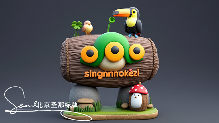 水泥仿木標(biāo)識(shí)牌.jpg 水泥仿木標(biāo)識(shí)牌